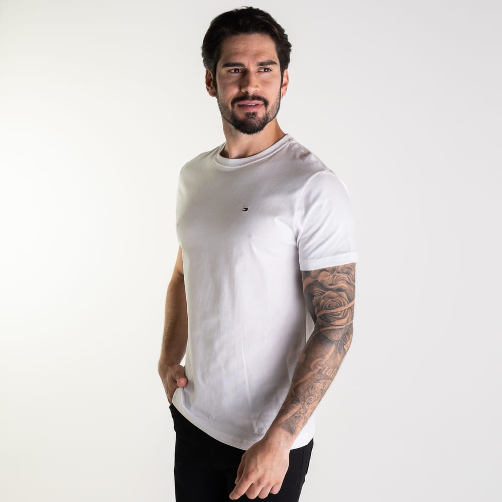 Kit 5 Camisetas Tommy H. (Compre 3 Leve 5) + Pack com 3 Cuecas Boxer de Brinde